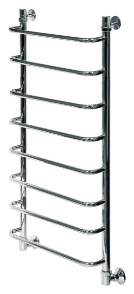 Полотенцесушитель водяной Ника Quadro 120x60 см хром Л 90 120/60 (детальная фотография)