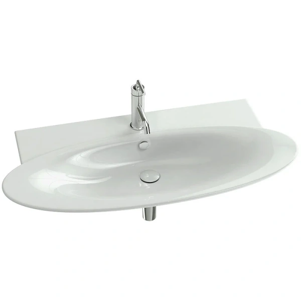 Раковина Jacob Delafon Presquile 100 см подвесная E4436-00 (детальная фотография)