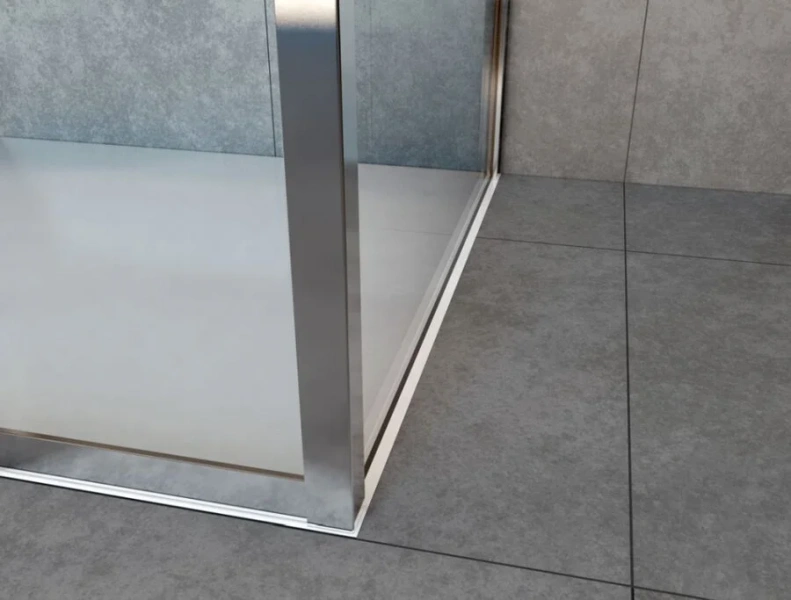 Душевой уголок Vincea Garda 180х90 см стекло шиншилла VSR-1G29018CH (детальная фотография), раздвижные