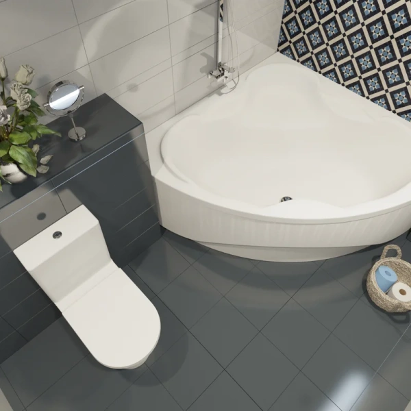 Унитаз компакт Lavinia Boho Elegant безободковый 3308002R (детальная фотография), фарфор, керамика