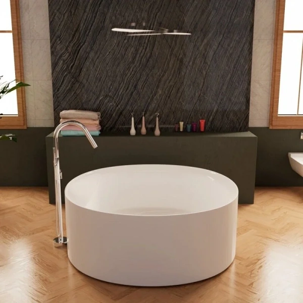 Ванна акриловая Frank F6169, 12532, 150 х 150 см, цвет белый (детальная фотография), современныe, hi-tech