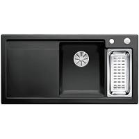 Мойка для кухни, чаша справа, цвет черный, Blanco Axon II 6 S