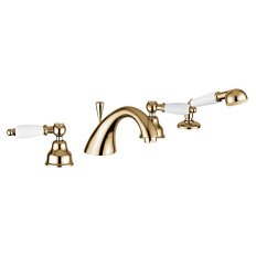 Смеситель для ванны, бронза, Emmevi Deco Ceramic