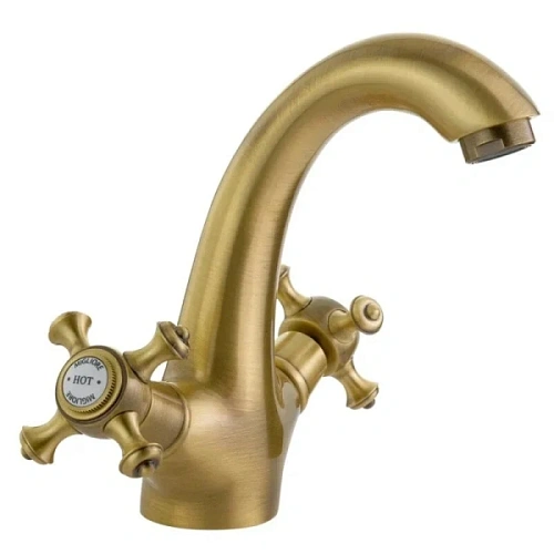 Смеситель для раковины Migliore Prestige бронза - фото 2