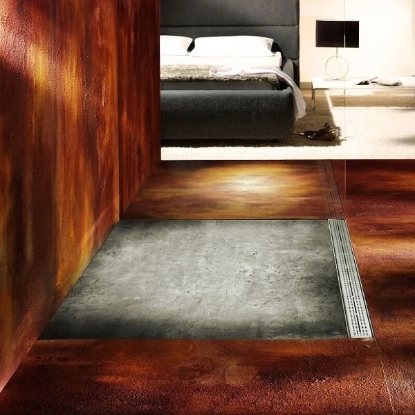 Решётка для слива из нержавеющей стали, 90 см, цвет матовый хром, Tece TECEdrainline quadratum 600951 (детальная фотография), в наличии index_1