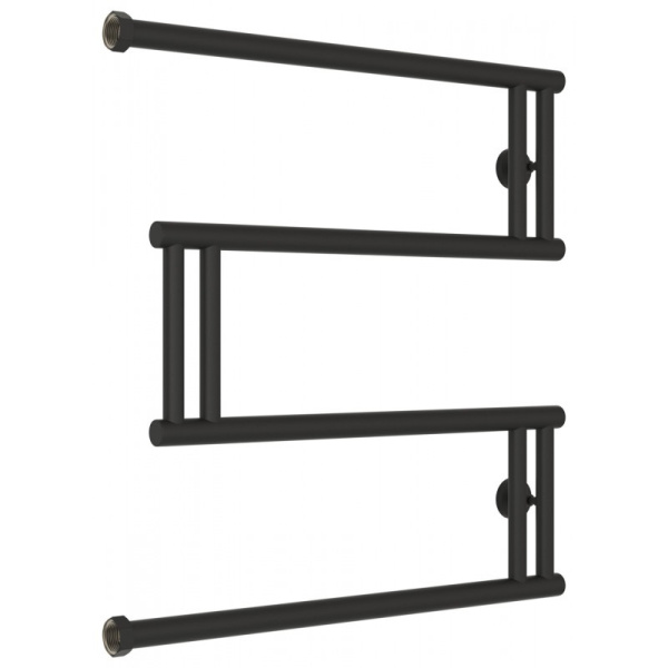 Полотенцесушитель водяной Сунержа High-Tech model M 60x60 см тёмный титан муар 15-0050-6060 (детальная фотография)