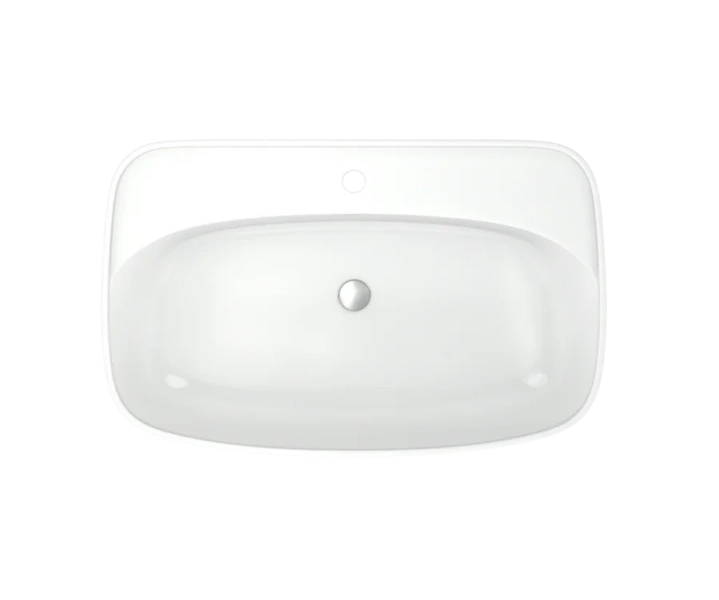 Раковина Kirovit Купер 65 см белая Вн Крв39 (детальная фотография), накладные (на столешницу)