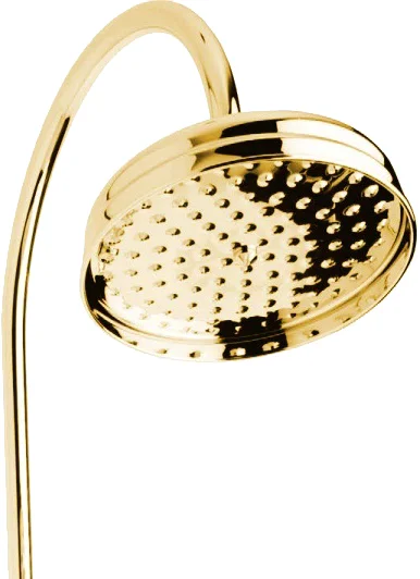 Душевая стойка Cezares Nostalgia золото 24 карат NOSTALGIA-CD-03/24-Bi (детальная фотография), классические, ретро