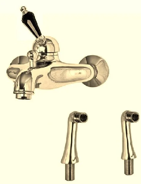 Смеситель для ванны Cezares Vintage-PBVM с ручным душем (детальная фотография), на борт ванны
