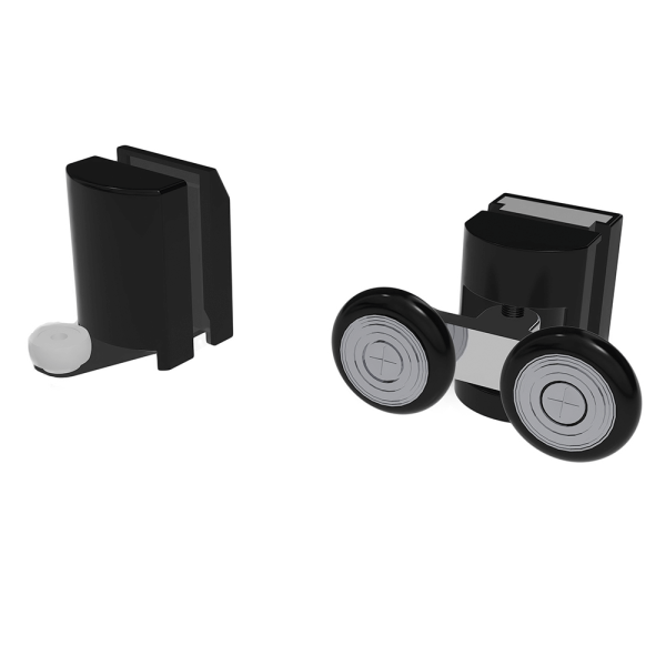 Душевая кабина Black&White Galaxy G8701 90x90 см с гидромассажем 8701900 (детальная фотография), матовый профиль