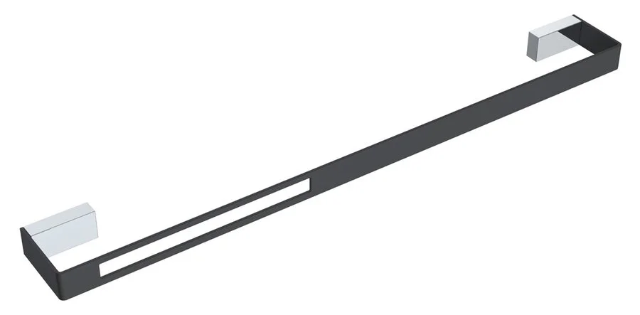 Полотенцедержатель Boheme Q Chrome Black 10942-CR-B (детальная фотография)