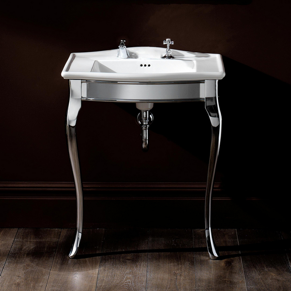 Раковина консоль Devon & Devon Westminster IBLI(2)F 70 см 2 отверстия под смеситель (детальная фотография)