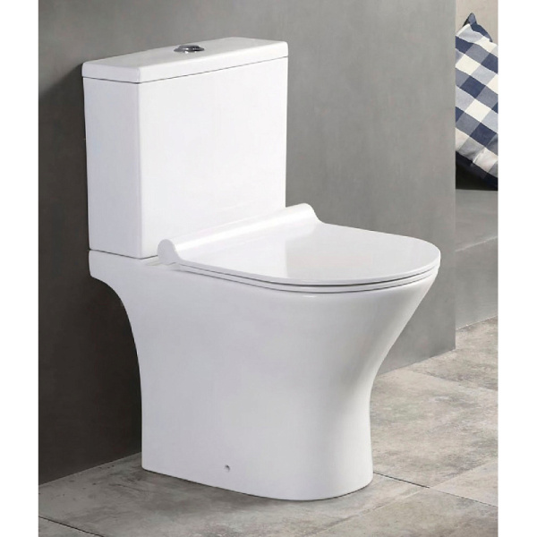 Унитаз компакт Azario Verde белый AZ-2224 (детальная фотография), напольные