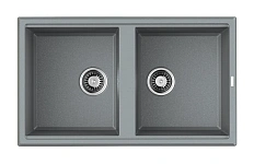 Мойка для кухни Omoikiri Tedori 86-2-GR 86 см leningrad grey