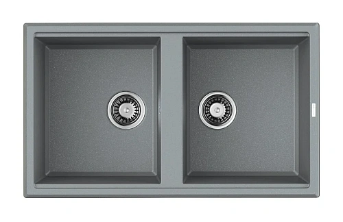 Мойка для кухни Omoikiri Tedori 86-2-GR 86 см leningrad grey - фото 5