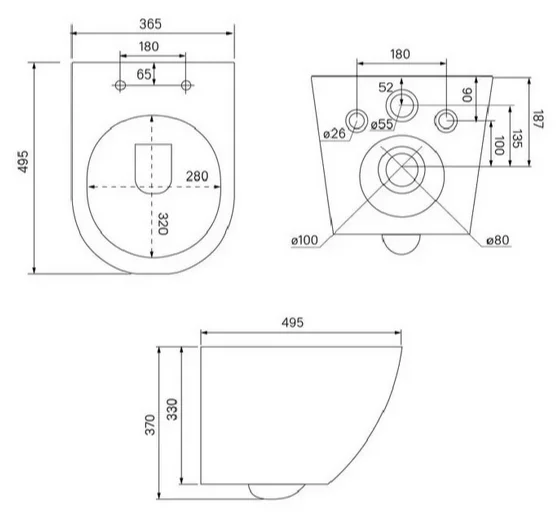 Унитаз с инсталляцией IDDIS Basic клавиша смыва хром BASBQ01i73 (детальная фотография) index_2