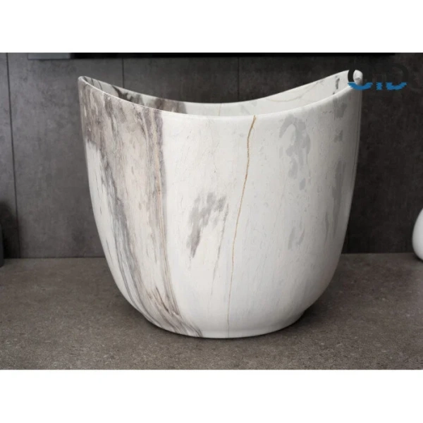 Раковина GID Creativo Mnc9303 36 см под камень матовая 54479 (детальная фотография), керамические