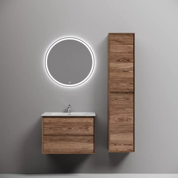 Тумба под раковину подвесная Sancos Marmi 2.0 70 см дуб чарльстон MR2.070ECH (детальная фотография), современная, hi-tech