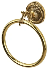 Полотенцедержатель кольцо, античное золото, Art&Max Barocco