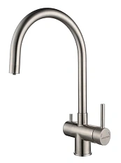 Смеситель для кухни Paulmark Heller He213218 с переключением на питьевую воду