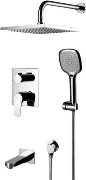 Душевой комплект Lemark Shift встраиваемый LM4322C (детальная фотография)