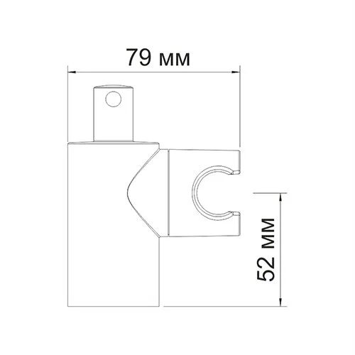 Держатель лейки WasserKRAFT поворотный A013 (детальная фотография), по запросу