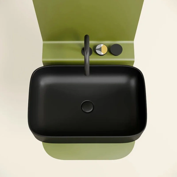 Раковина Ceramica Nova Element 60 см черная матовая CN6053MB (детальная фотография), 60 см