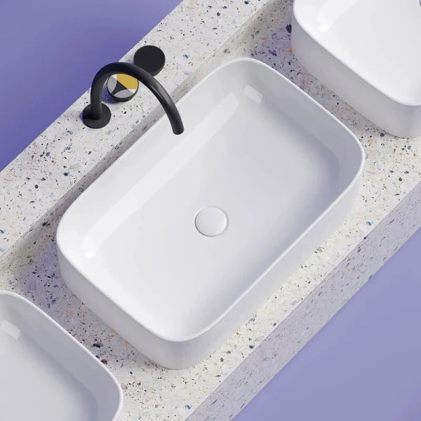 Раковина Ceramica Nova Element 60 см белая CN6053 (детальная фотография), белые