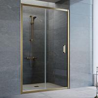 Душевая дверь профиль бронза стекло прозрачное Vegas-glass