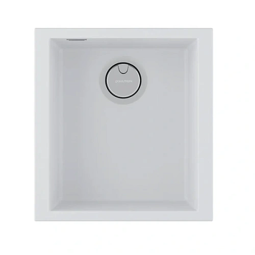 Мойка для кухни Paulmark Neo classic 41 см белая матовая - фото 1