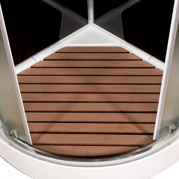 Душевая кабина Deto B 100х100 см с крышей B01SBLACK (детальная фотография), 100х100