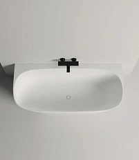 Ванна из искусственного камня Salini Sofia Wall 170x80 см белая глянцевая