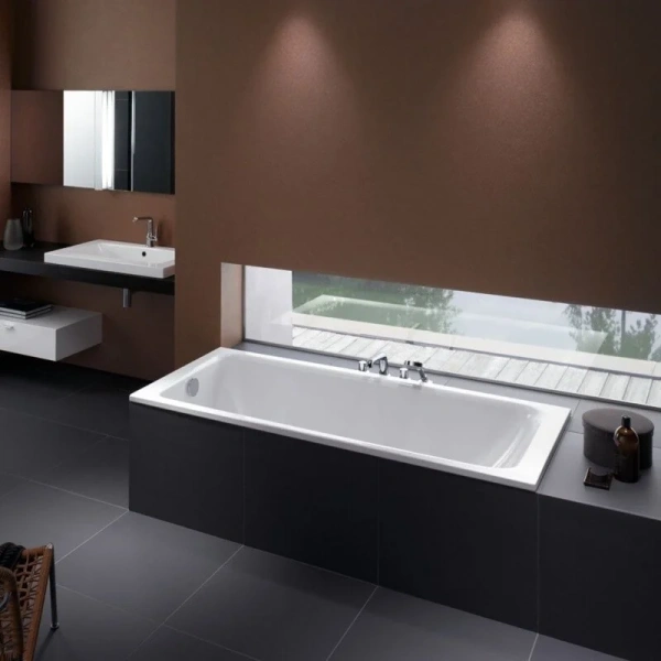 Ванна стальная Bette Select 3411-000, 170 х 70 см, белая (детальная фотография), современныe, hi-tech