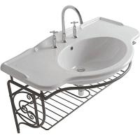 Консоль с раковиной Globo Paestum