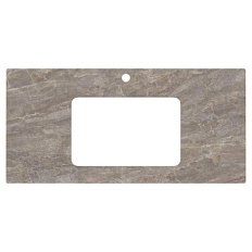 Столешница для встраиваемых снизу раковин Kerama Marazzi Plaza Classic 100 см Парнас пепельный лаппатированный