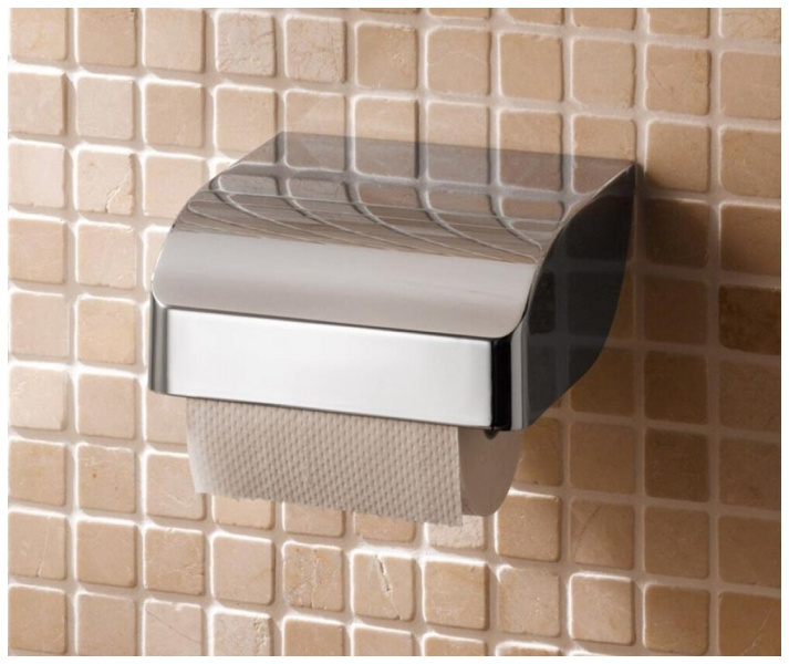 Бумагодержатель для ванной Keuco Elegance 11660 11660 010000 (детальная фотография), металлические