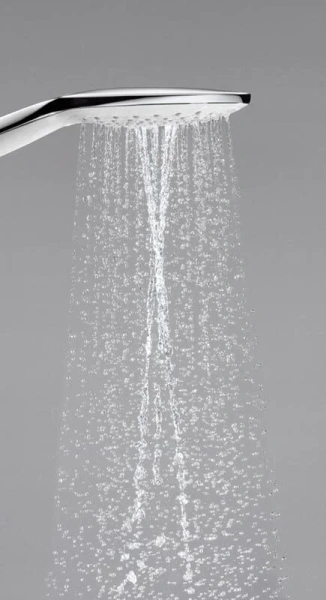 Лейка для душа Hansgrohe Raindance Select белый/хром 28587400 (детальная фотография), хром, белые