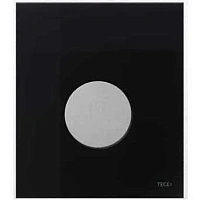 Клавиша смыва для писсуара, цвет стекла чёрный, цвет кнопки матовый хром, Tece TECEloop 9242655