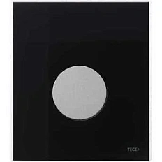 Клавиша смыва для писсуара, цвет стекла чёрный, цвет кнопки матовый хром, Tece TECEloop 9242655