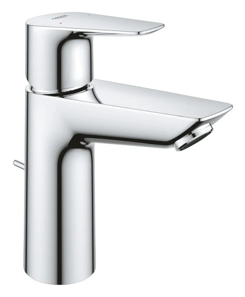 Смеситель для раковины Grohe BauEdge хром 23758001 (детальная фотография), на раковину