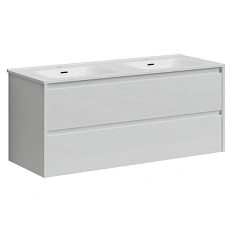 Тумба с раковиной подвесная Sancos Libra LB120-2W 120 см с ящиками