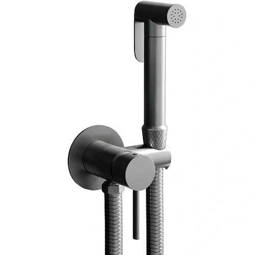 Гигиенический душ со смесителем RGW Shower Panels SP-211Gr серый - фото 4