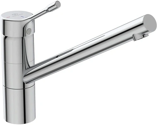 Смеситель для кухни Ideal Standard Ceralook однорычажный, серебряный шторм - фото 2