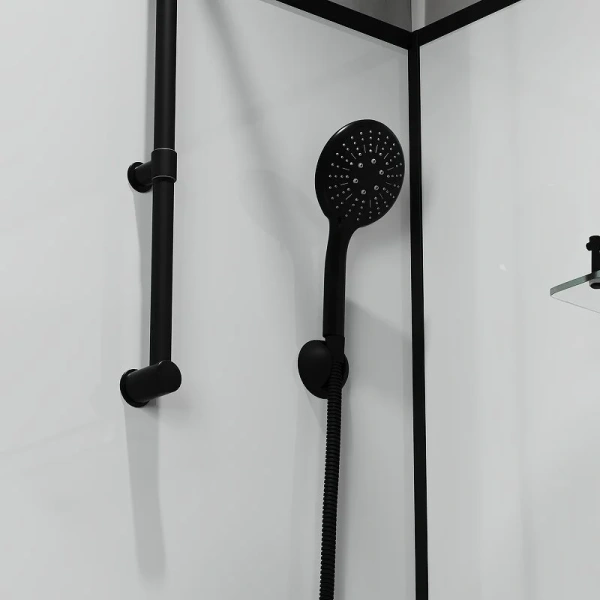 Душевая кабина Niagara Standart 100х80 см правая ST100/80/15QR/KL/BKT (детальная фотография), матовый профиль, другие