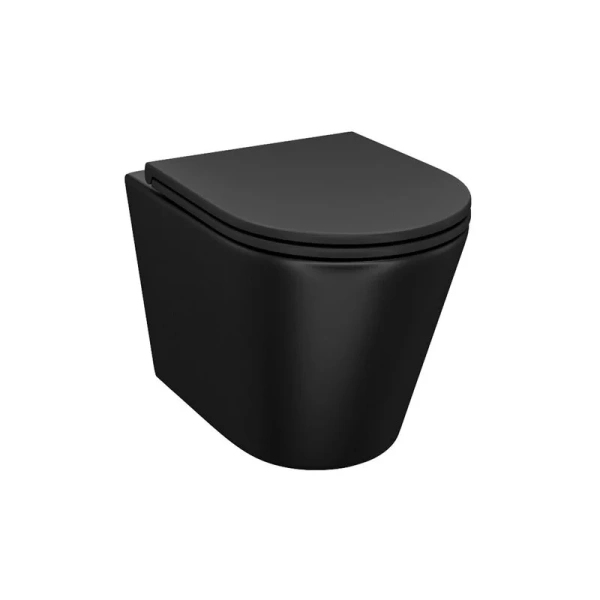 Унитаз подвесной IDDIS Calipso черный CALR3BMi25 (детальная фотография)