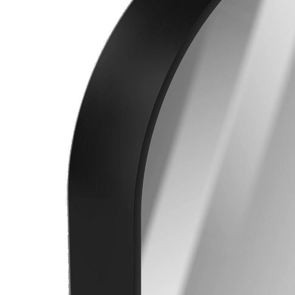 Зеркало с подсветкой Brevita Saturn 50 см черное SAT-Dro1-050-black (детальная фотография), в раме