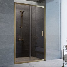 Душевая дверь профиль бронза стекло бронза Vegas-glass