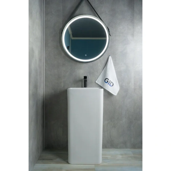 Раковина напольная GID Autonomo Nb148 42 см белая 81117 (детальная фотография), керамические