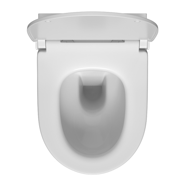 Унитаз подвесной VitrA Sento безободковый белый 7748B003-0075 (детальная фотография), без бачка, со скрытым бачком