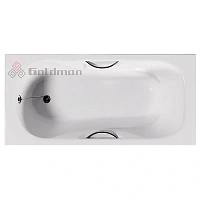 Ванна чугунная Goldman Donni DN16075, 160 х 75 см, белая